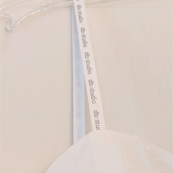 David's Bridal ivory sweetheart chiffon dress - Picture 8 of 9